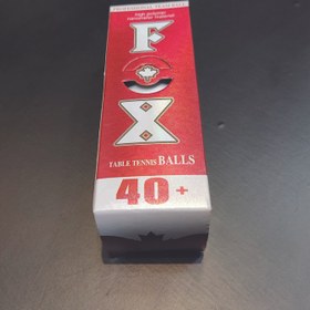 تصویر توپ پینگ پنگ 7 ستاره FOX فاکس +40 اعلا بسته 3 عددی 