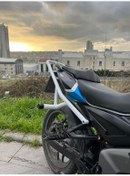 تصویر محافظ بدنه موتورسیکلت میله عقب BAJAJ NS200 سفید Hamza Motors 