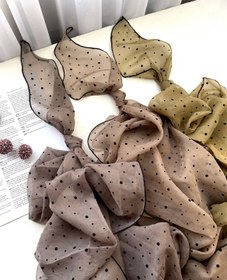 تصویر شال حریر ابریشم توپی 