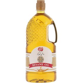 تصویر روغن کنجد بکر ابری حجم 1 لیتری 100 درصد خالص 