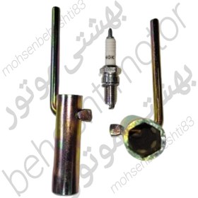 تصویر آچار شمع طلایی 