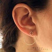 تصویر گوشواره نقره E0148 