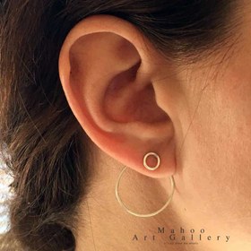 تصویر گوشواره نقره E0148 