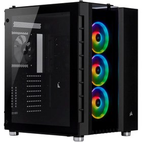 تصویر کیس کامپیوتر کورسیر Crystal Series 680X RGB Corsair Crystal Series 680X RGB