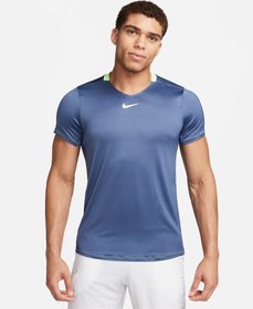 تصویر تی شرت تنیس مردانه نایک NikeCourt Dri-FIT Advantage- آبی 