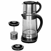 تصویر چای ساز بیم مدل TM2802 ظرفیت ۱.۷ لیتر با کتری شیشه‌ای 