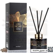تصویر خوشبو کننده هوا لوریس Loris سری نیش مدل فلورال و لدر ( گل و چرم ) Floral & Leather حجم 150 میلی لیتر 