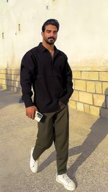 تصویر پیراهن مردانه‌ - سفید / 3XL 