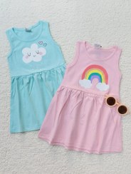 تصویر پیراهن دخترونه بیبی‌گپ 