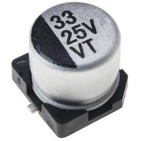 تصویر خازن الکترولیت33UF 25V SMD 