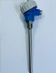 تصویر ترموکوپل هدار PT100 قطر ۱۲ میل طول ۲۰ سانتی رزوه ۱/۲ Thermocouple