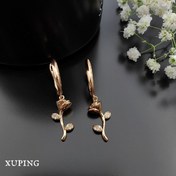 تصویر گوشواره گل رز ژوپینگ 