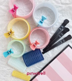 تصویر ست بیگودی و گیره رنگی 