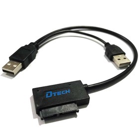 تصویر کابل تبدیل SATA به USB مناسب DVD رایتر دی تک 