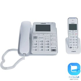 تصویر گوشی تلفن بی سیم وی تک مدل CRL54102 ا Vtech CRL54102 Corded & Cordless Phone Vtech CRL54102 Corded & Cordless Phone