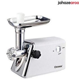 تصویر چرخ گوشت دسینی مدل 101 ظرفیت ۱ کیلوگرم با بدنه استیل و ۳ عدد شبکه 