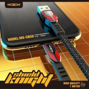 تصویر کابل شارژ ای فون moxom mx cb56 shield knight 