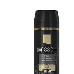 تصویر اسپری گلد با رایحه چوب عود 150 میل اکس Axe Gold OudWood Bodyspray 150