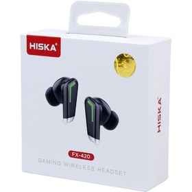 تصویر هندزفری بلوتوث هیسکا مدل FX-420 Bluetooth handsfree HISKA FX-420