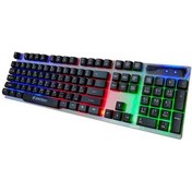 تصویر کیبورد گیمینگ جرتک مدل K358 با سیم نورپردازی بک لایت 