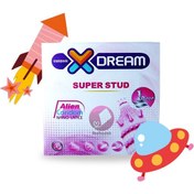 تصویر کاندوم فضایی ایکس دریم مدل Super Stud بسته 1 عددی Xdream - Super Stud Condoms 1 Pcs