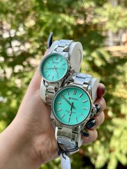 تصویر ساعت مچی ست کارن - صفحه تیفانی CURREN SET WATCH