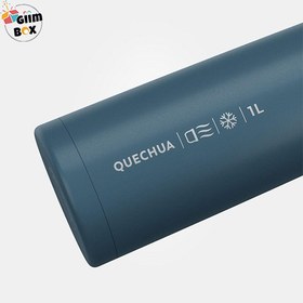 تصویر فلاسک کچوا استیل Quechua Stainless Steel Outdoor Thermos - 1 Liter - Blue 