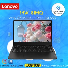 تصویر لپ تاپ استوک لنوو مدل Lenovo 14W-81MQ نوع AMD A6-تاچ اسکرین 