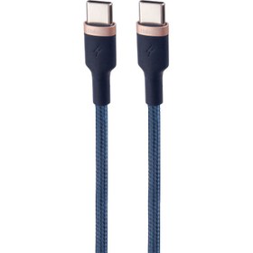 تصویر کابل تایپ سی فست شارژ Hatron HC185CC 3A 1m Hatron HC185CC 3A 1m Type-C Cable