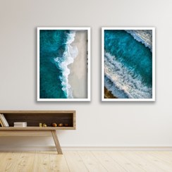 تصویر تابلو ساحل و دریا 