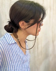 تصویر بند عینک چرمی - مشکی 