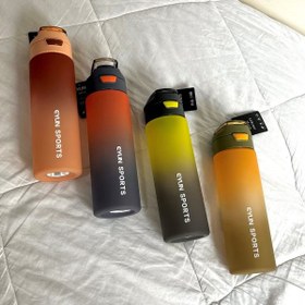 تصویر قمقمه ورزشی دو رنگ 