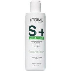 تصویر شامپو متعادل كننده چربی پریم S+ پوست سر چرب 250 میل Prime S+ Maidenhair Sebum Control Shampoo Oily Scalp 250ml