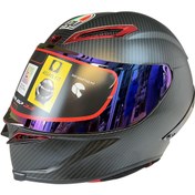 تصویر کلاه کاسکت AGV مدل کربن مات 