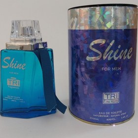 تصویر ادکلن مردانه تی آر آی مدل شالیز آبی شاین آبی حجم 100 میل Shine