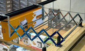 تصویر بند رخت دیواری تاشو استیل 