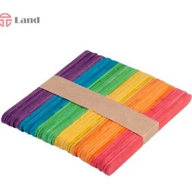 تصویر چوب بستنی باریک رنگی 