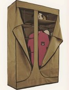 تصویر کمد برزنتی دو قلو مدل شبنم سایز بزرگ ۱۷۰*۵۰*۱۱۲ 