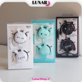 تصویر هندزفری طرح خرگوش Bunny Design Earphones