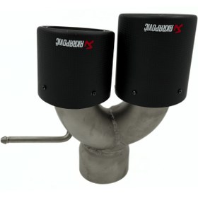 تصویر سر اگزوز دو لول ACRAPOVIC مدل Carbon دو عدد 