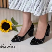 تصویر کفش مجلسی زنانه مدل 578 از چرم مصنوعی 