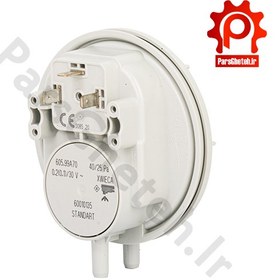 تصویر پرشر سوییچ هوا طرح هوبا 25/40 پاسکال air pressure switch 40/25 pascal