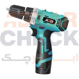 تصویر دریل پیچ گوشتی براشلس چکشی شارژی AV-2022 آلور (12 ولت) Cordless brushless hammer screwdriver drill AV-2022 alver