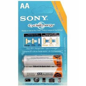 تصویر باتری قلمی سونی ۴۶۰۰ میلی آمپر دو عددی 