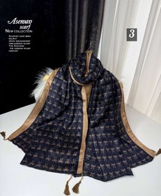 تصویر شال پلیسه برشکا دورریش مدل 1576 