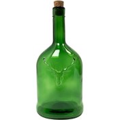 تصویر بطری جیران | 1 لیتری | چوب پنبه | سبز | 12 عددی 