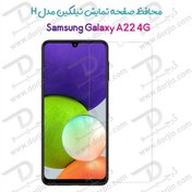 تصویر گلس شفاف ایربگ دار سامسونگ Galaxy A22 4G مارک Weva Samsung Galaxy A22 4G Weva Airbag Tempered Clear Glass