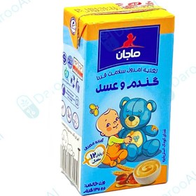 تصویر غذای کودک گندم و عسل با شیر 