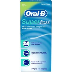 تصویر نخ دندان سوپر فلاس اورال بی Oral BFloss Super Floss