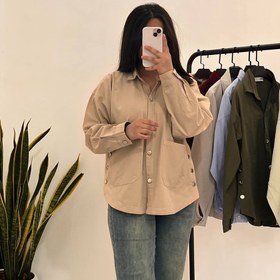 تصویر شومیز بغل دکمه رنگی 